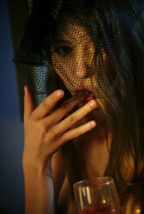 Young beauty Mila sets her hot body free over an adult beverage 23406757