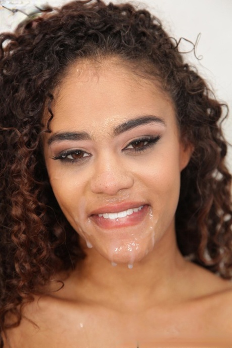 Ebony girl sucks off a white cock while having sex thru a gloryhole 10301702