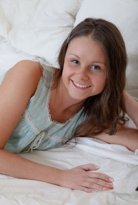 Young looking girl Liza Shay falls asleep after masturbating with a toy 79601296