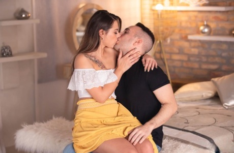 Bella Rico gets nude by herself before having sex with her man friend 89051133