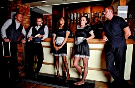 British maid gets caught having sex with a waiter by a coworker 78567558