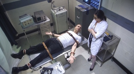 Female doctor Casey Calvert gets a taste of her own medicine from a patient 30618471