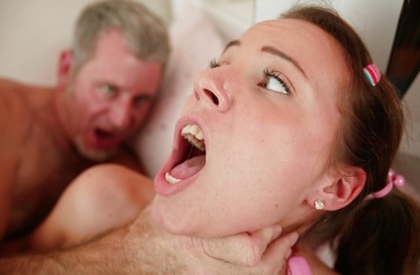 Hannah West getting her youthful body banged with an oldman's dick 88121935